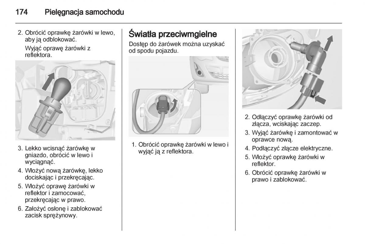 Opel Corsa D instrukcja obslugi / page 176