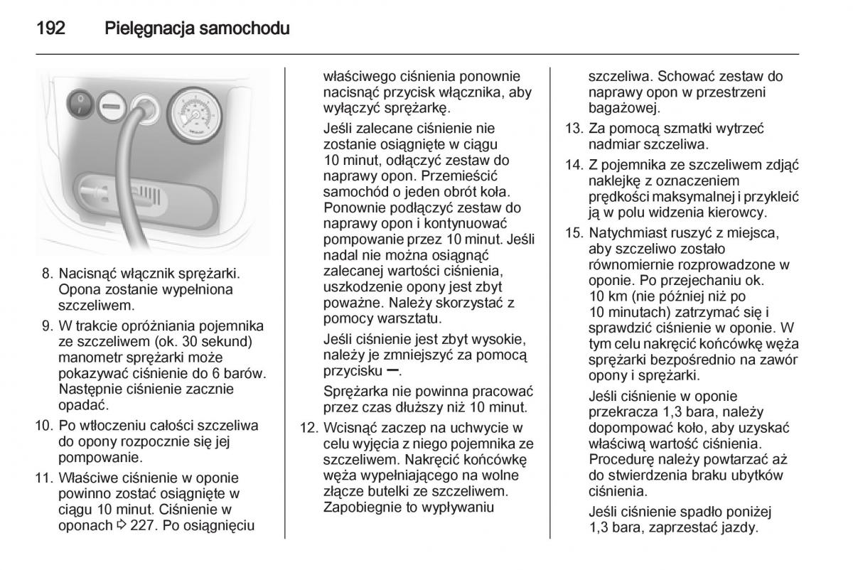 Opel Corsa D instrukcja obslugi / page 194