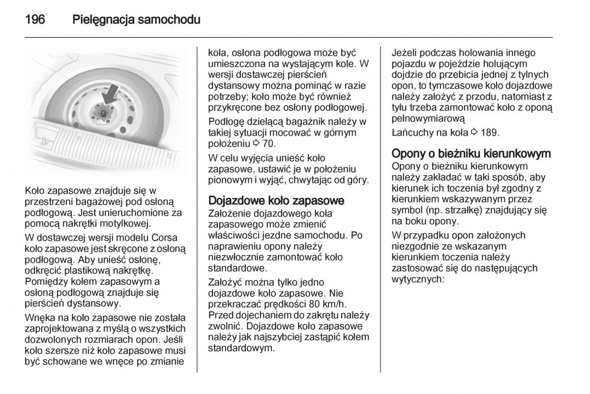 Opel Corsa D instrukcja obslugi / page 198