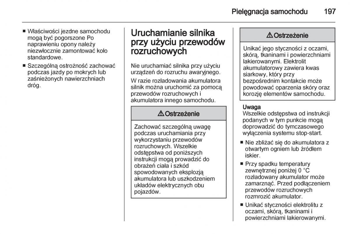 Opel Corsa D instrukcja obslugi / page 199