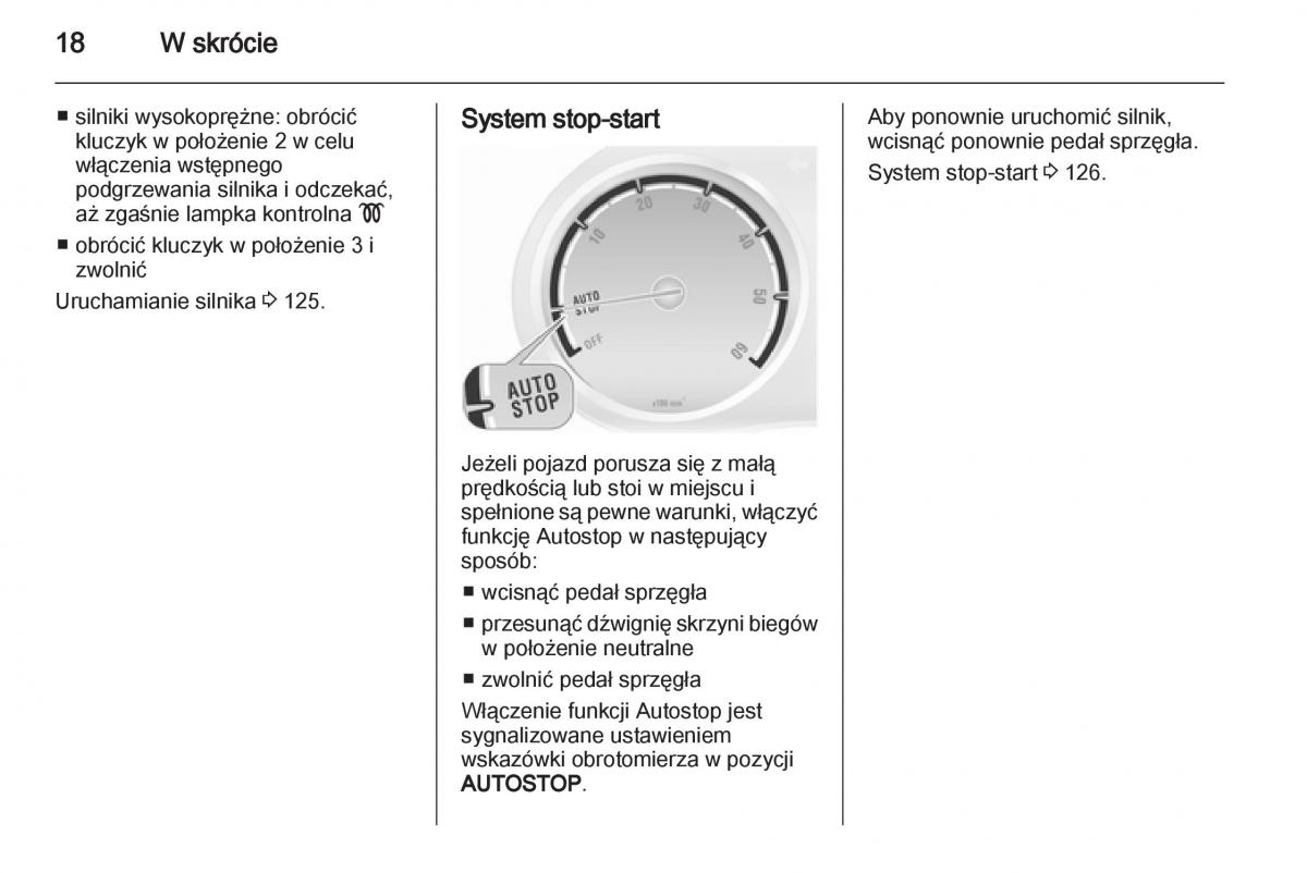 Opel Corsa D instrukcja obslugi / page 20