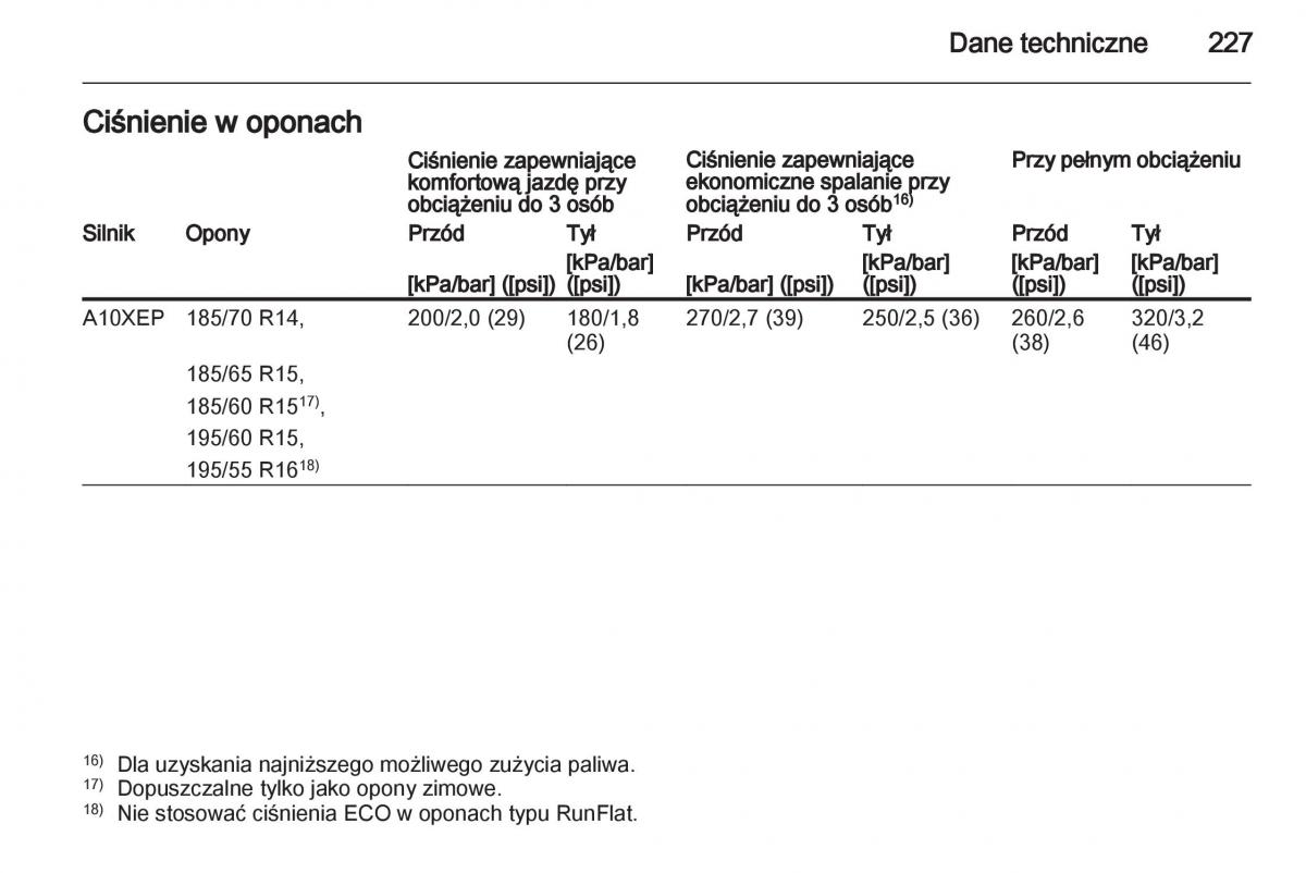 Opel Corsa D instrukcja obslugi / page 229