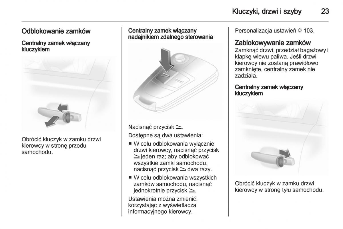 Opel Corsa D instrukcja obslugi / page 25