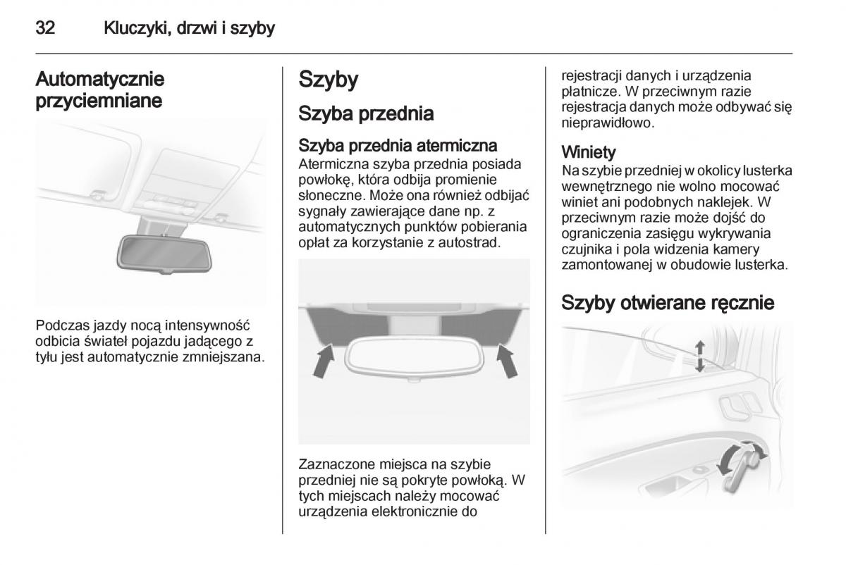 Opel Corsa D instrukcja obslugi / page 34