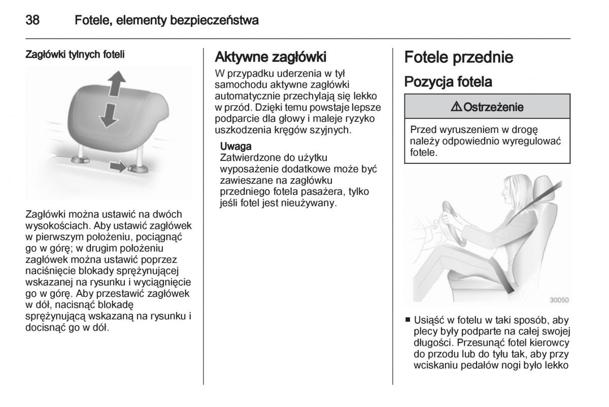 Opel Corsa D instrukcja obslugi / page 40