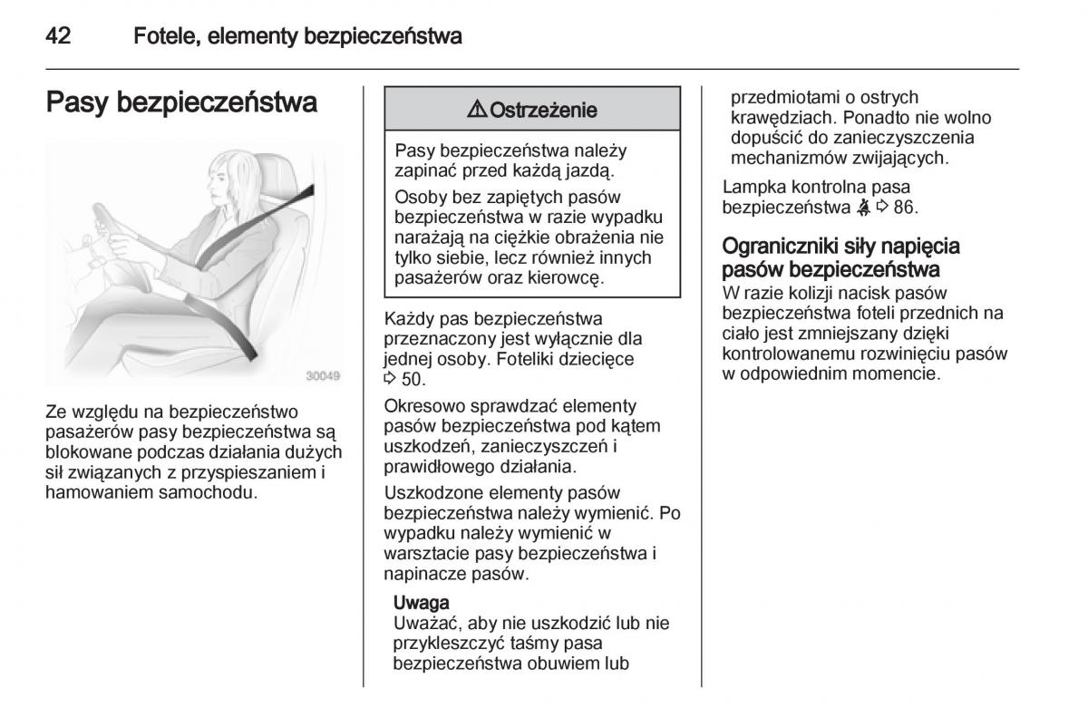 Opel Corsa D instrukcja obslugi / page 44