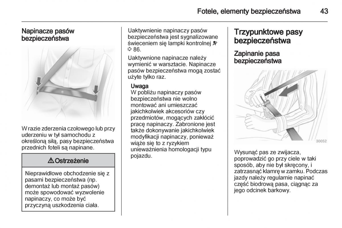 Opel Corsa D instrukcja obslugi / page 45