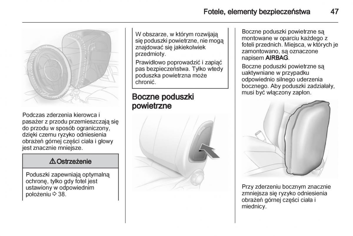 Opel Corsa D instrukcja obslugi / page 49