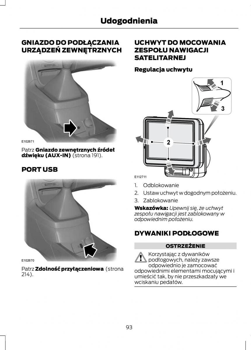 Ford Fiesta VII instrukcja obslugi / page 95