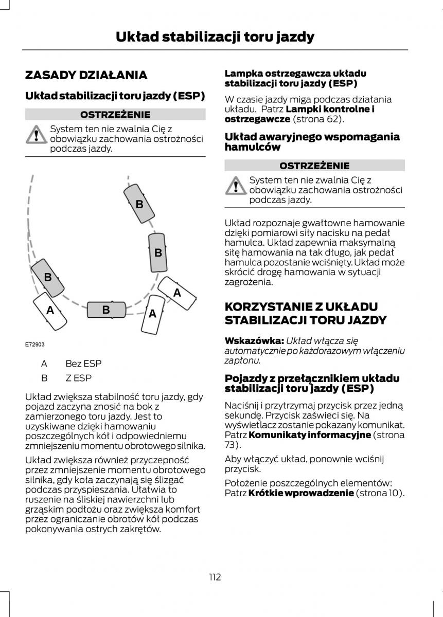 Ford Fiesta VII instrukcja obslugi / page 114