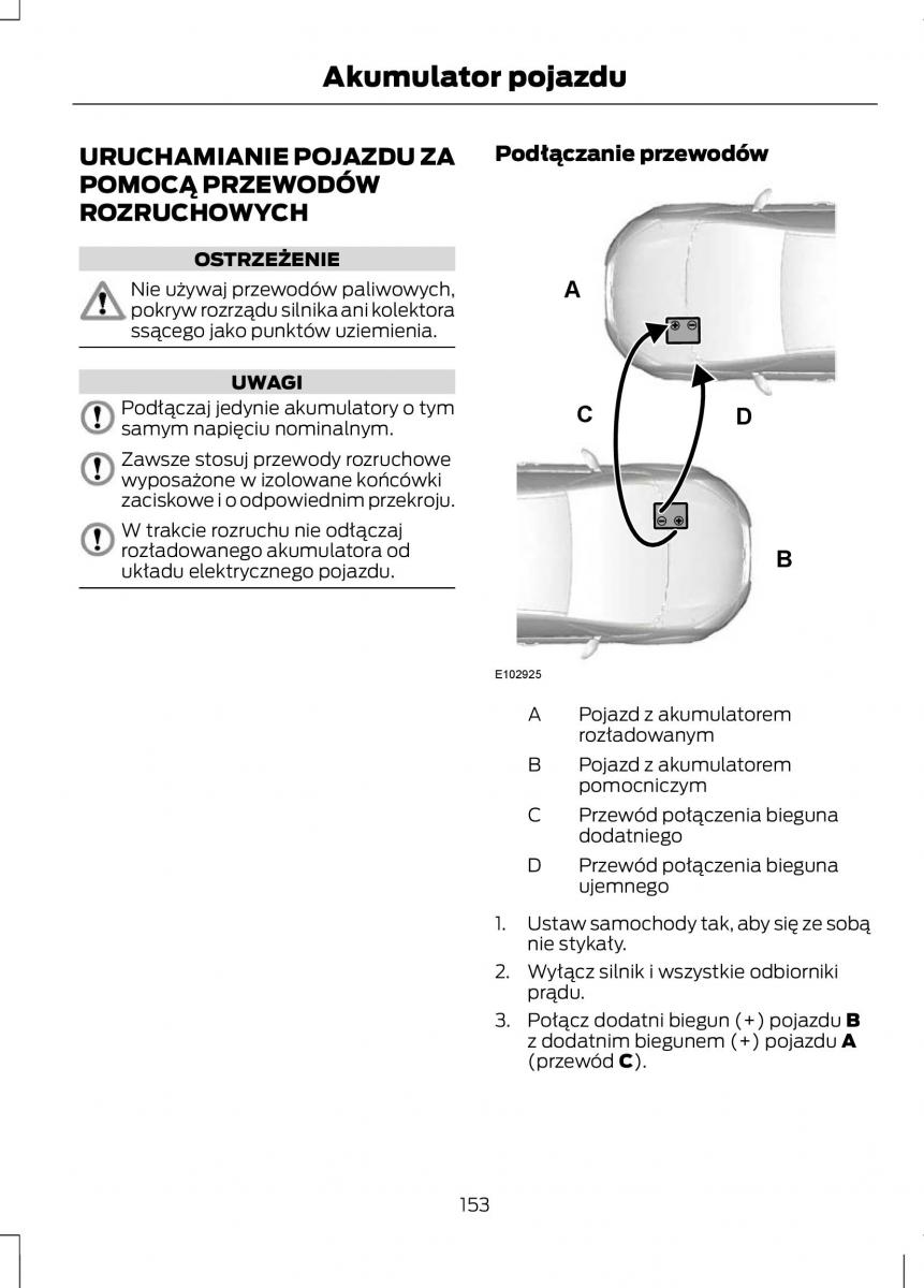 Ford Fiesta VII instrukcja obslugi / page 155