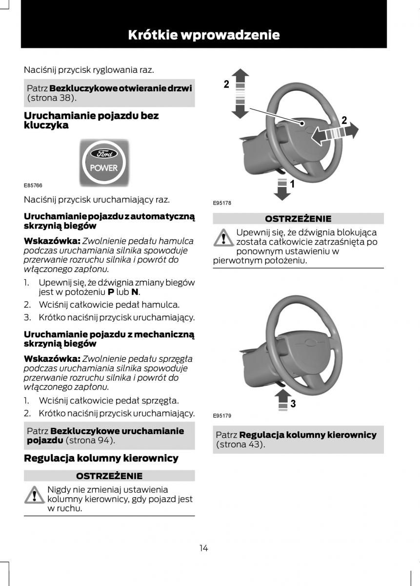 Ford Fiesta VII instrukcja obslugi / page 16