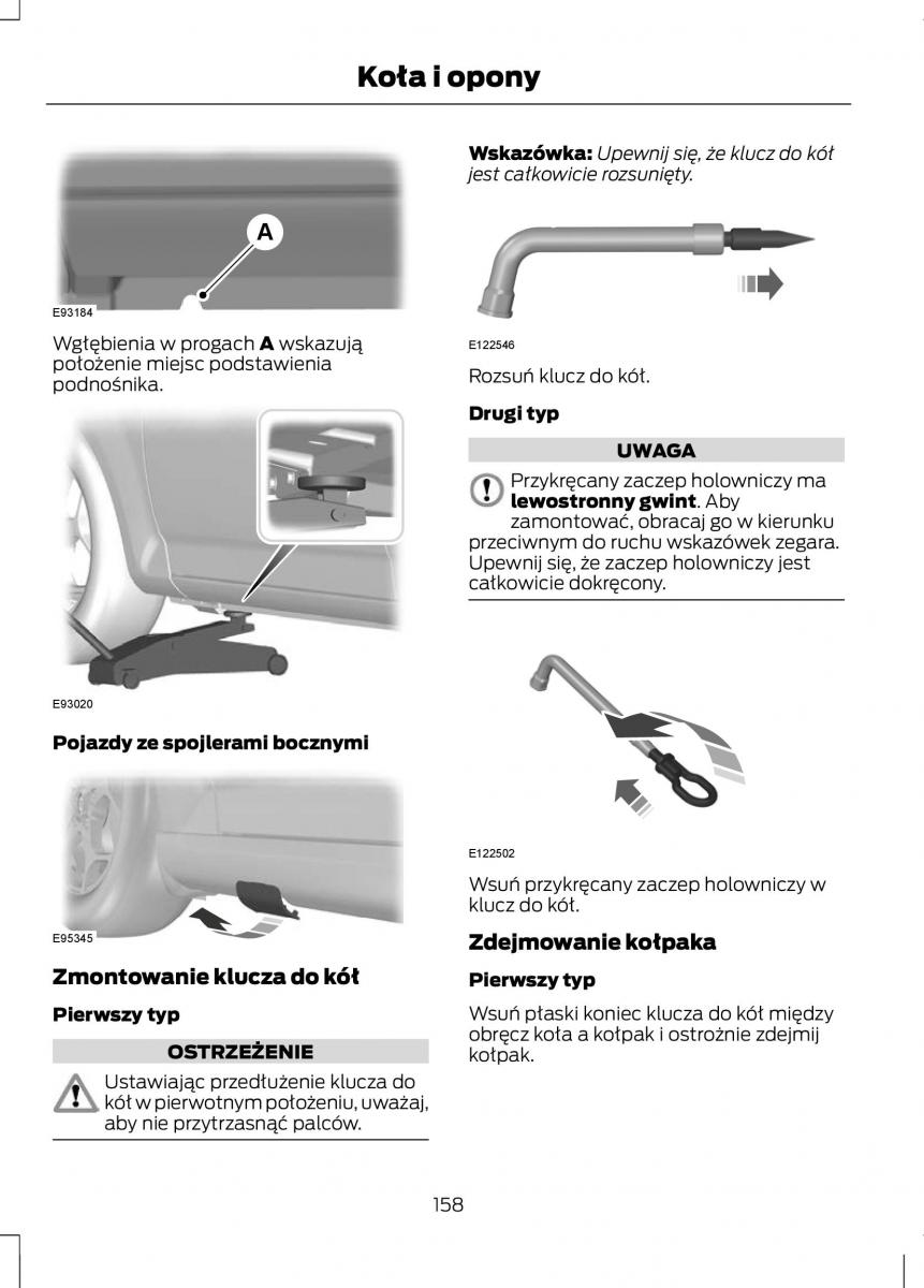 Ford Fiesta VII instrukcja obslugi / page 160