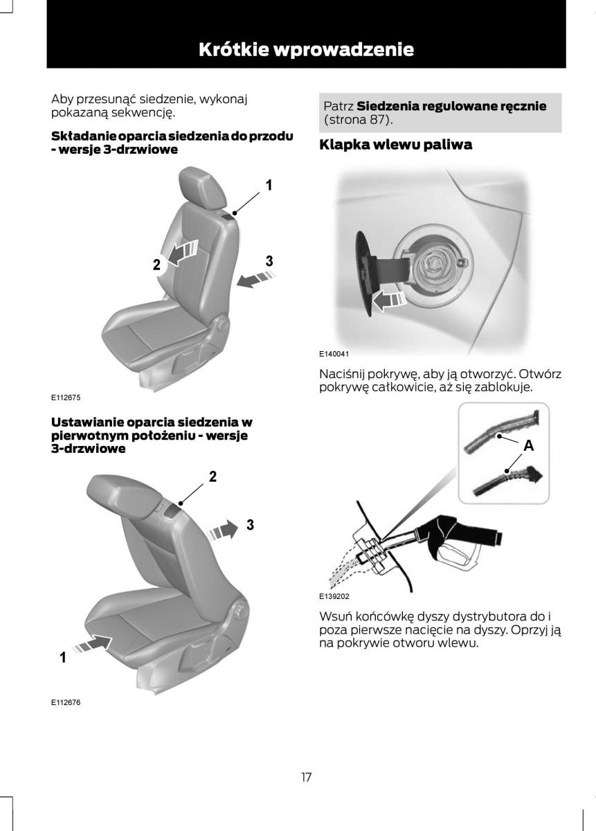 Ford Fiesta VII instrukcja obslugi / page 19