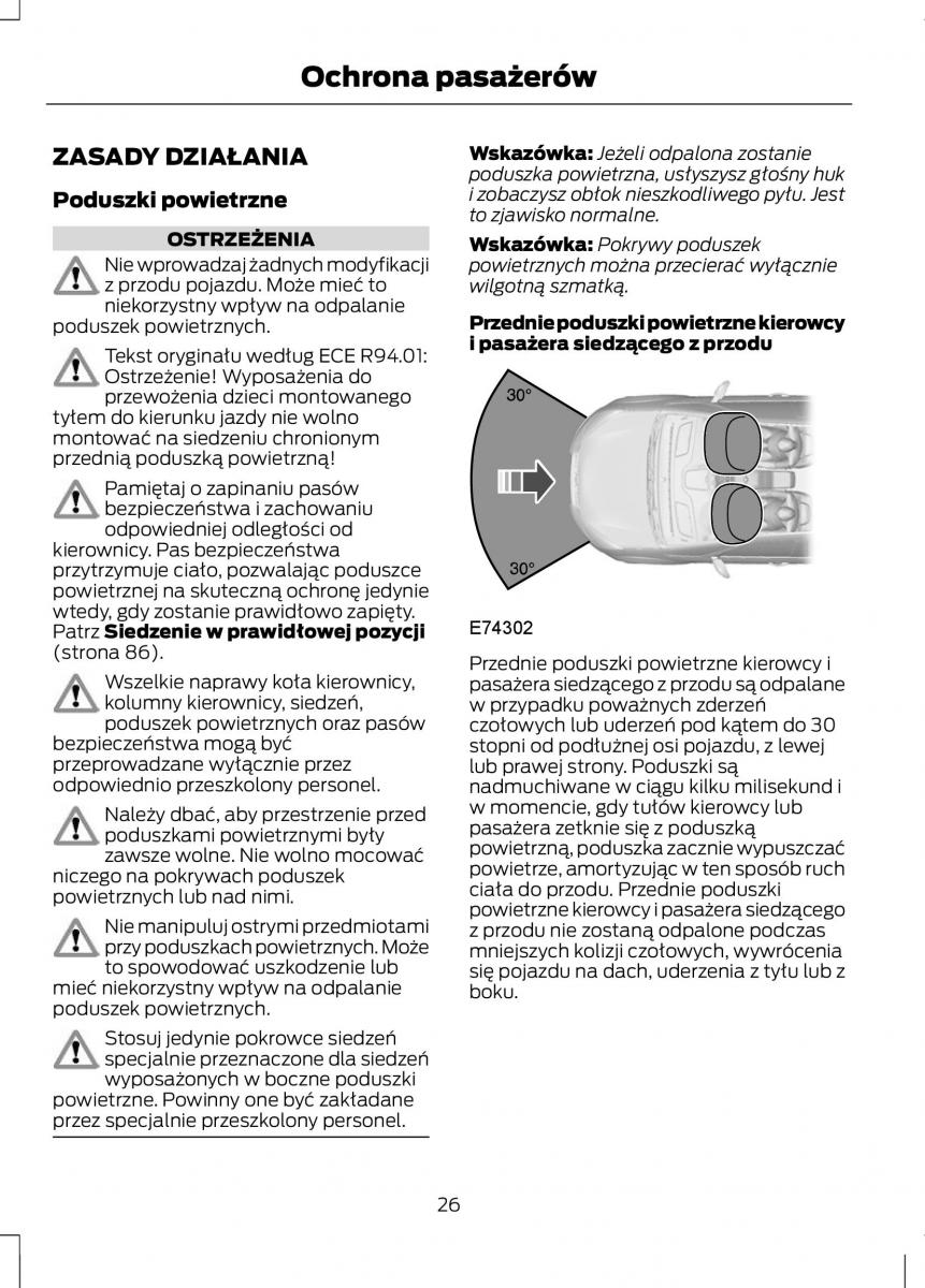 Ford Fiesta VII instrukcja obslugi / page 28