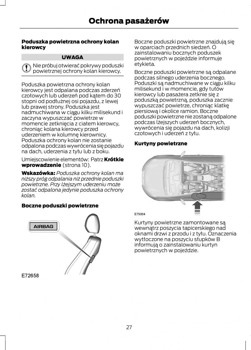 Ford Fiesta VII instrukcja obslugi / page 29