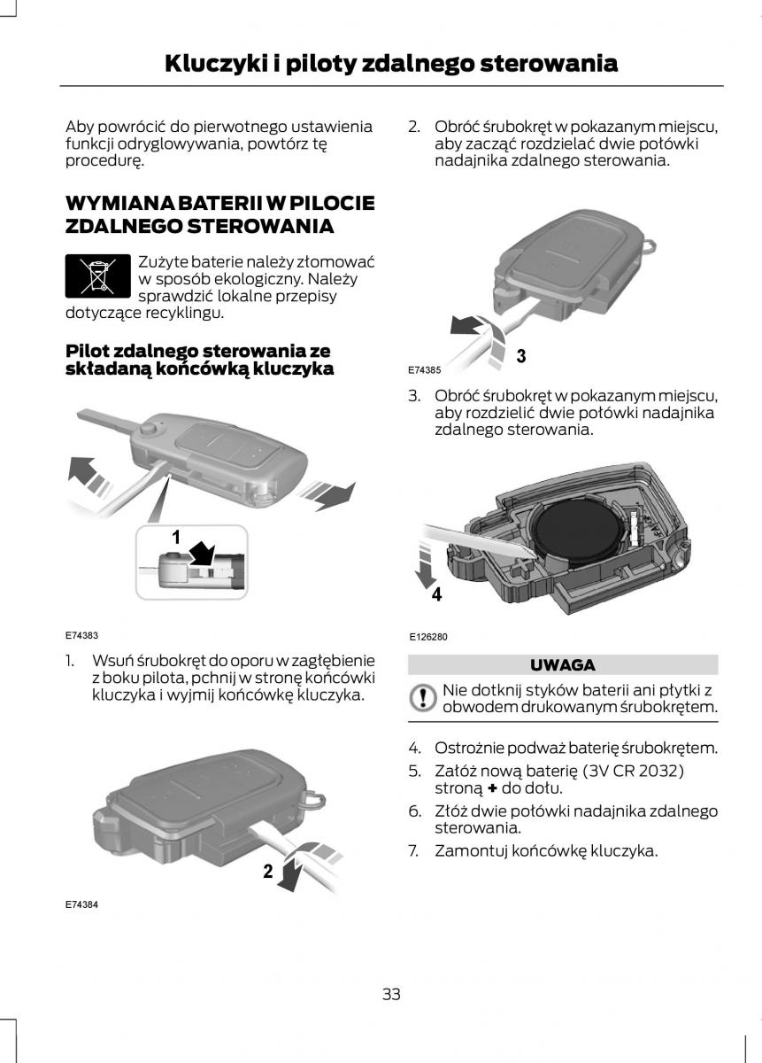 Ford Fiesta VII instrukcja obslugi / page 35