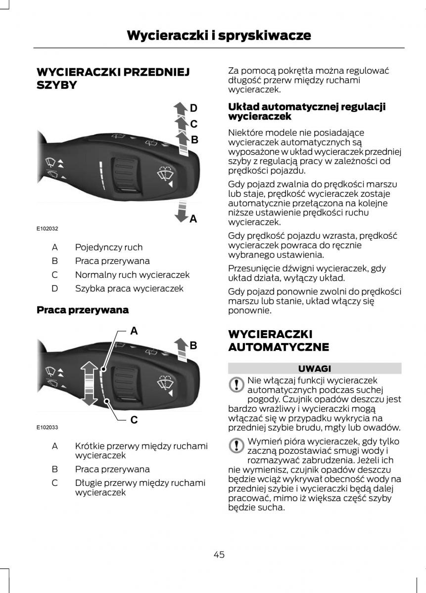 Ford Fiesta VII instrukcja obslugi / page 47