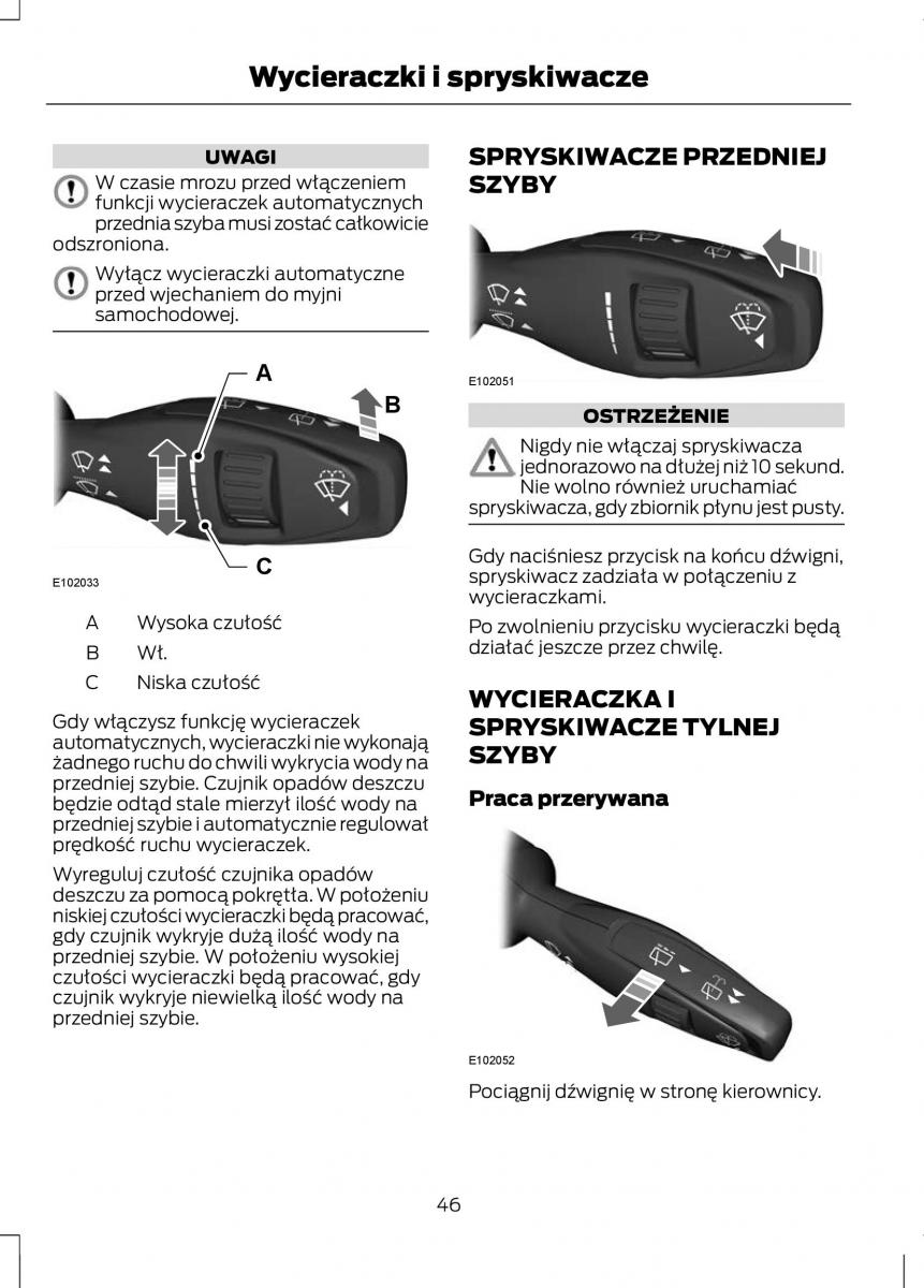 Ford Fiesta VII instrukcja obslugi / page 48