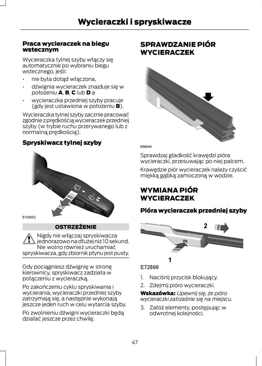 Ford Fiesta VII instrukcja obslugi / page 49