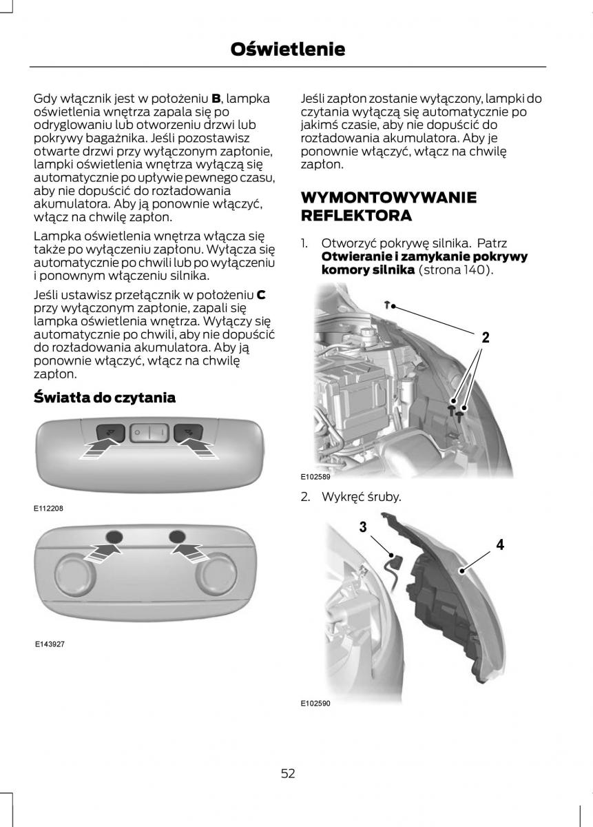 Ford Fiesta VII instrukcja obslugi / page 54