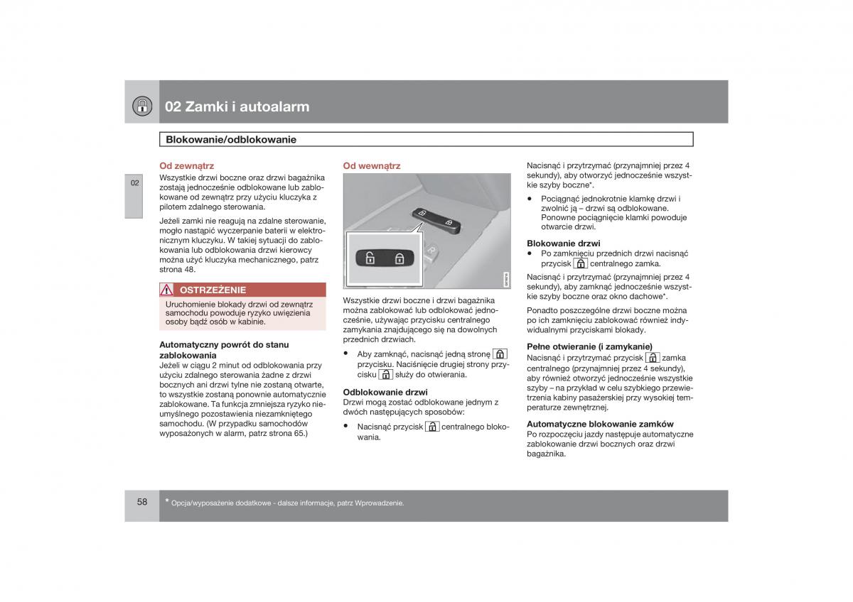 Volvo V70 XC70 III instrukcja obslugi / page 59