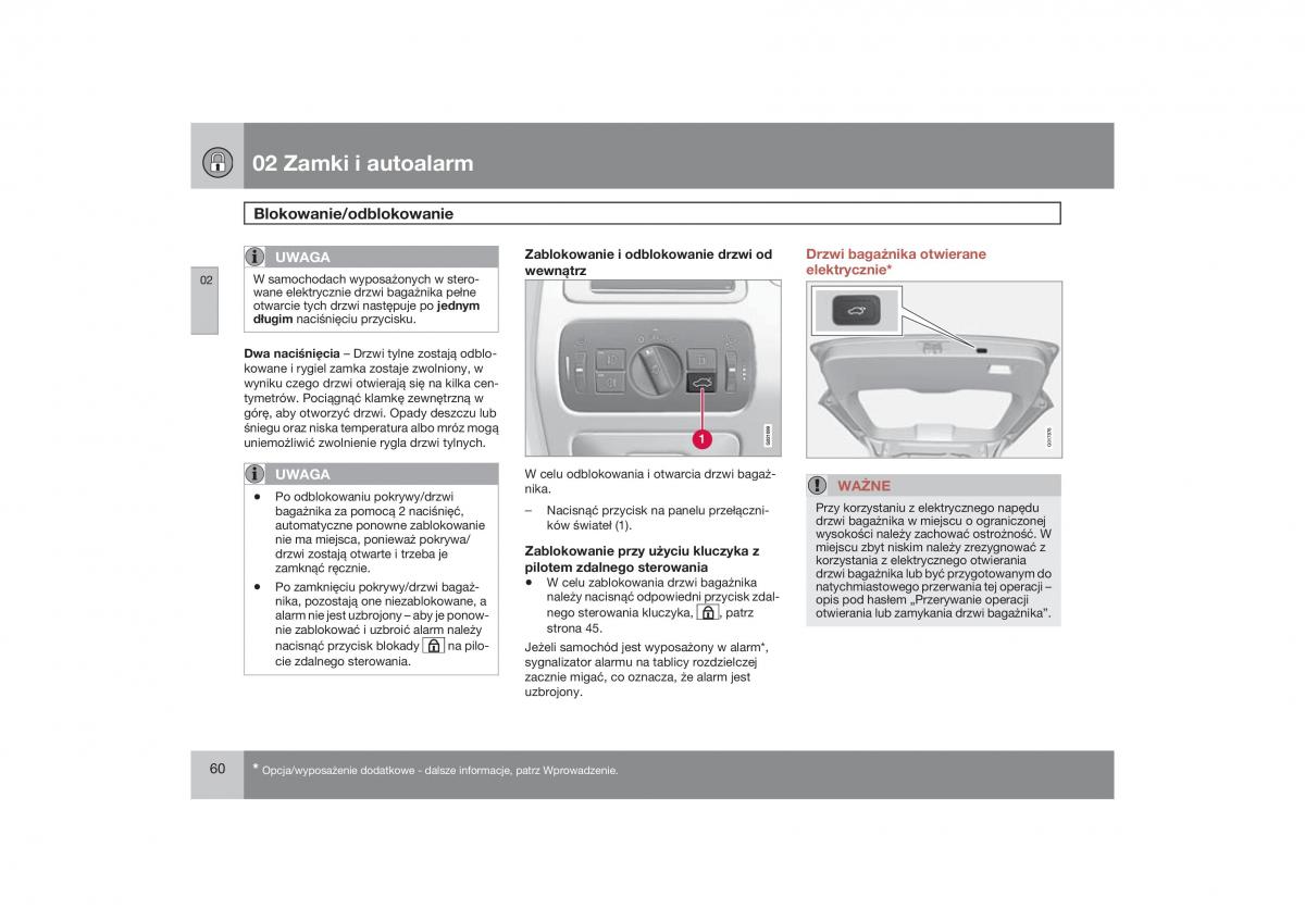 Volvo V70 XC70 III instrukcja obslugi / page 61