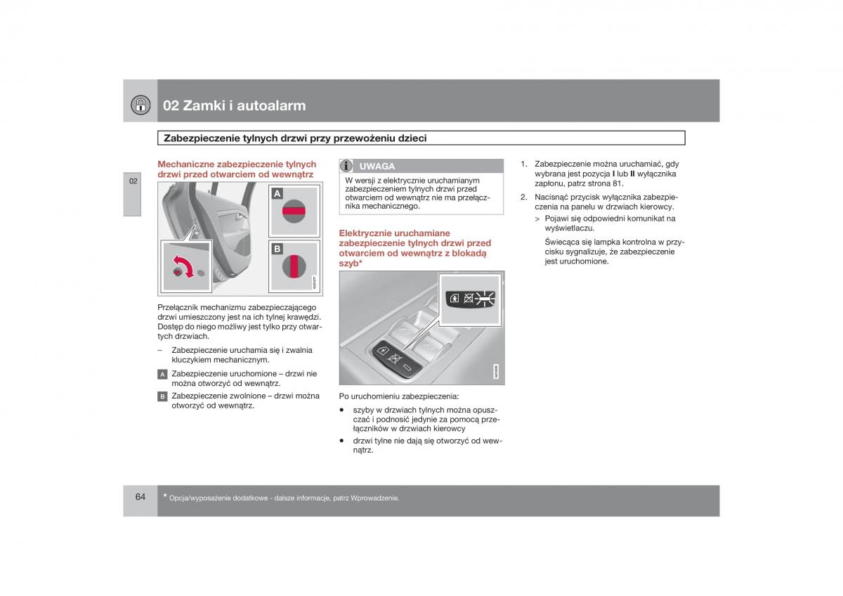 Volvo V70 XC70 III instrukcja obslugi / page 65