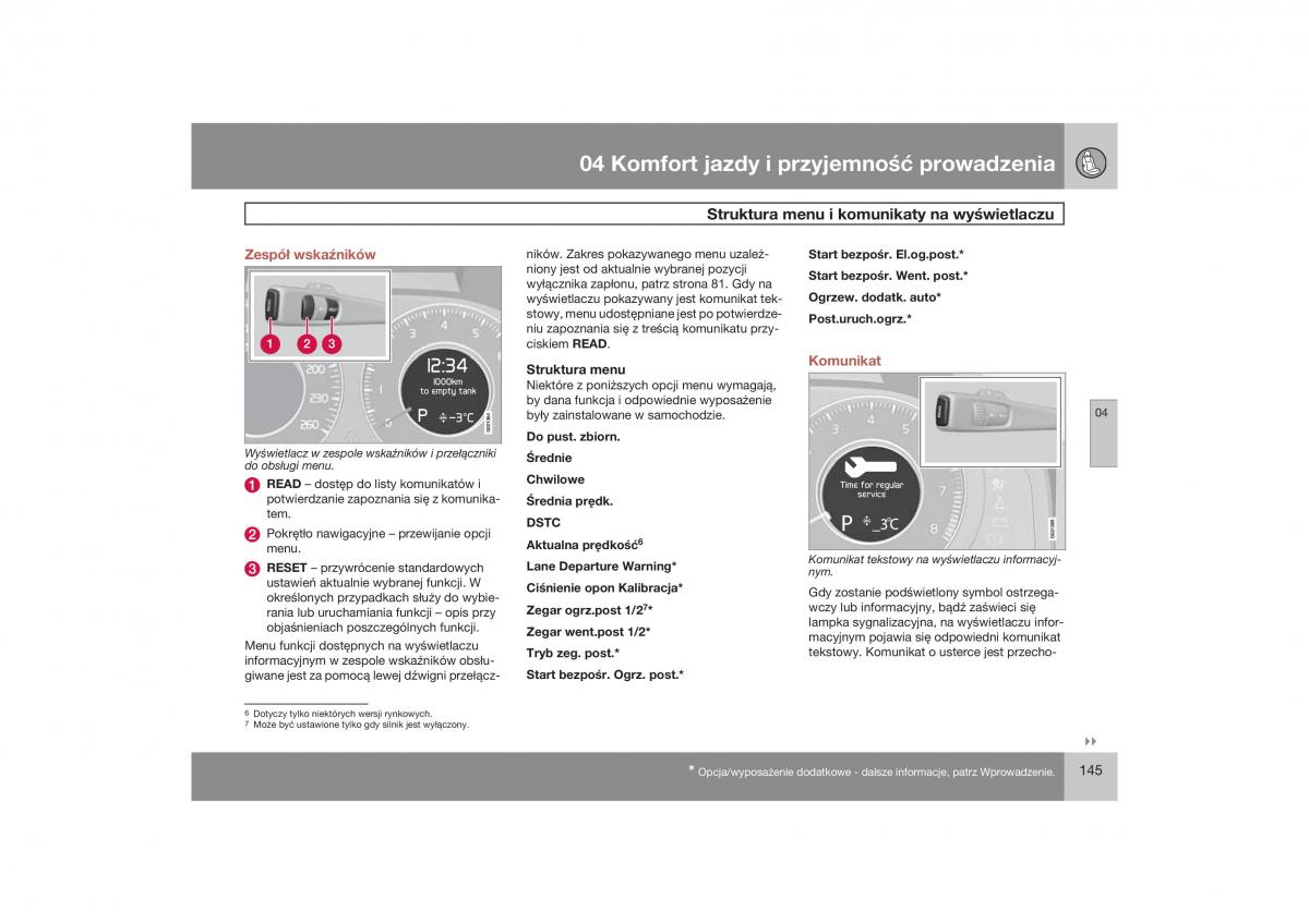 Volvo V70 XC70 III instrukcja obslugi / page 146