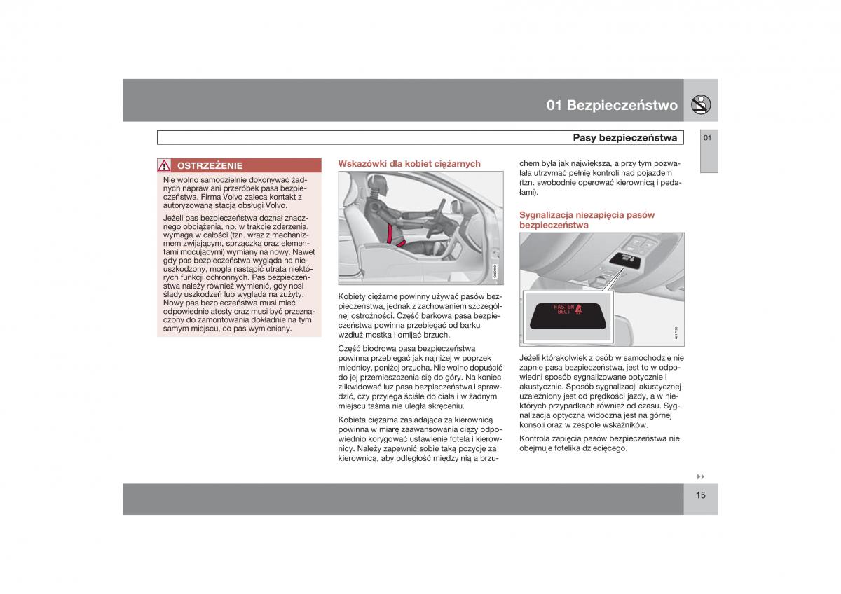 Volvo V70 XC70 III instrukcja obslugi / page 16