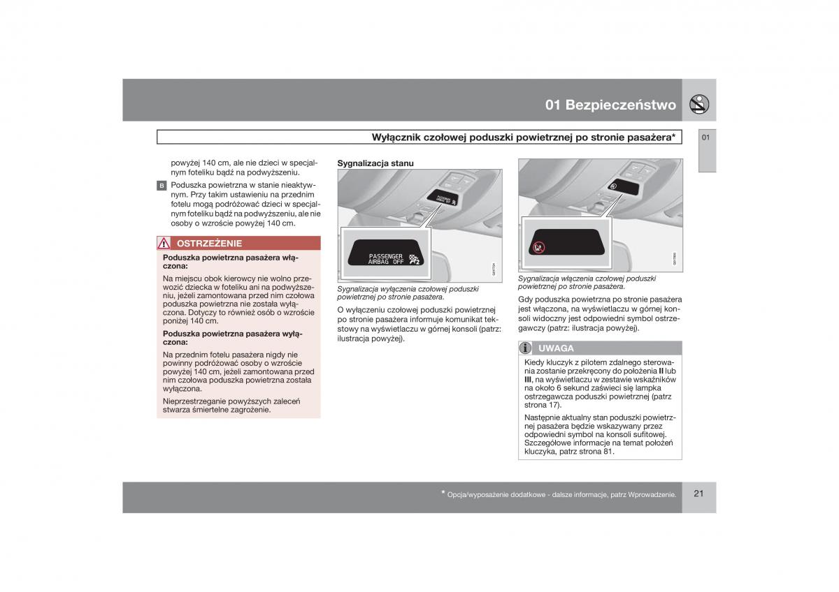 Volvo V70 XC70 III instrukcja obslugi / page 22