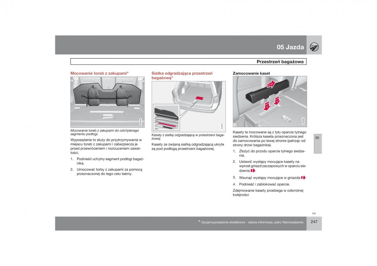 Volvo V70 XC70 III instrukcja obslugi / page 248