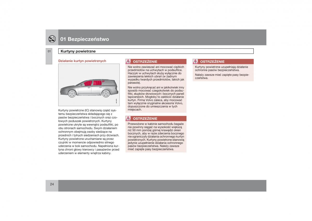 Volvo V70 XC70 III instrukcja obslugi / page 25