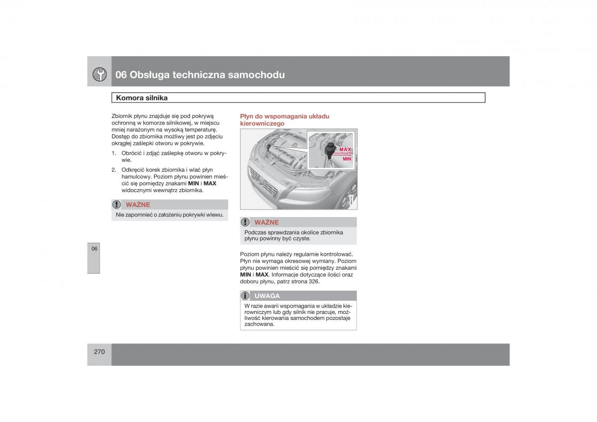 Volvo V70 XC70 III instrukcja obslugi / page 271