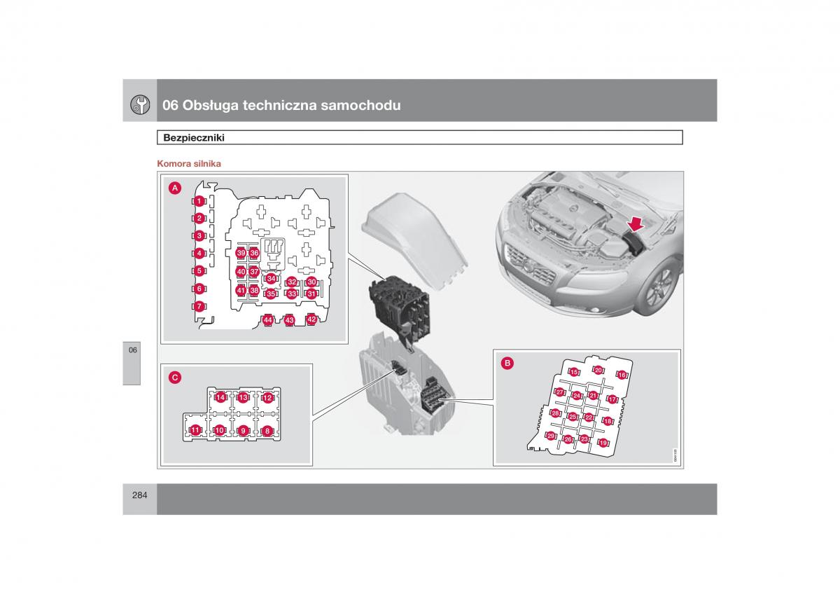 Volvo V70 XC70 III instrukcja obslugi / page 285