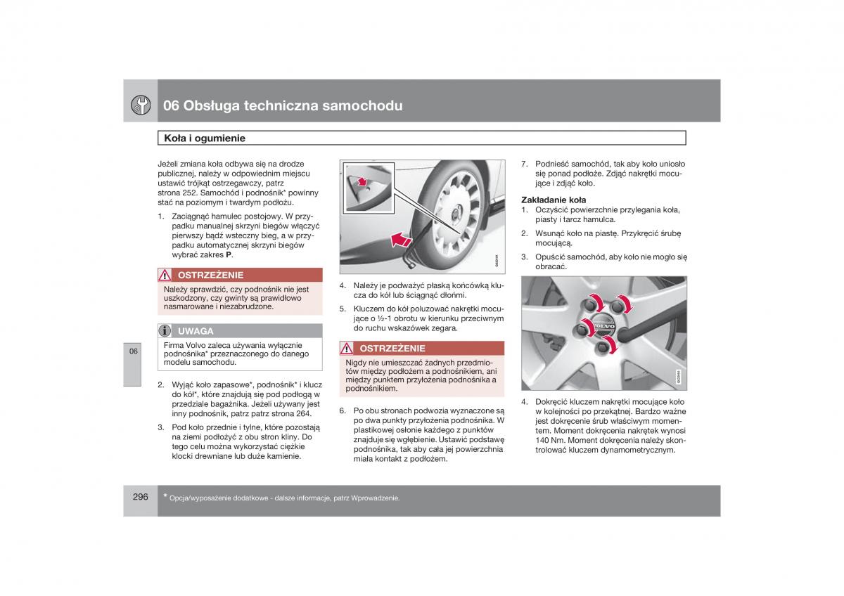 Volvo V70 XC70 III instrukcja obslugi / page 297