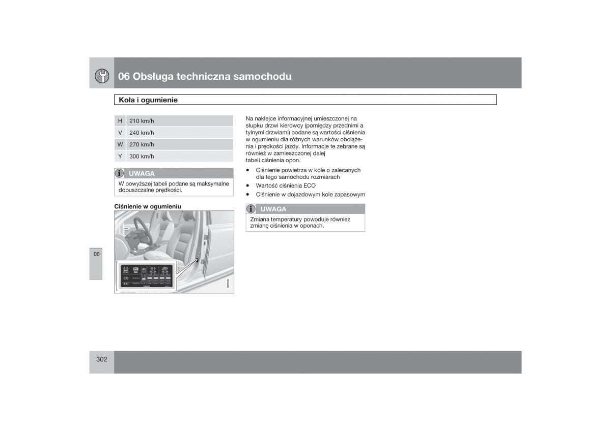 Volvo V70 XC70 III instrukcja obslugi / page 303