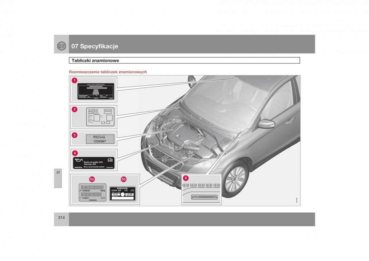 Volvo V70 XC70 III instrukcja obslugi / page 315