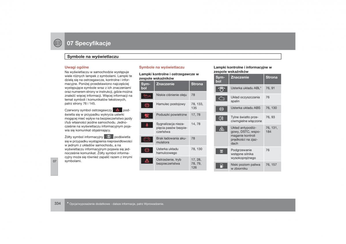 Volvo V70 XC70 III instrukcja obslugi / page 335