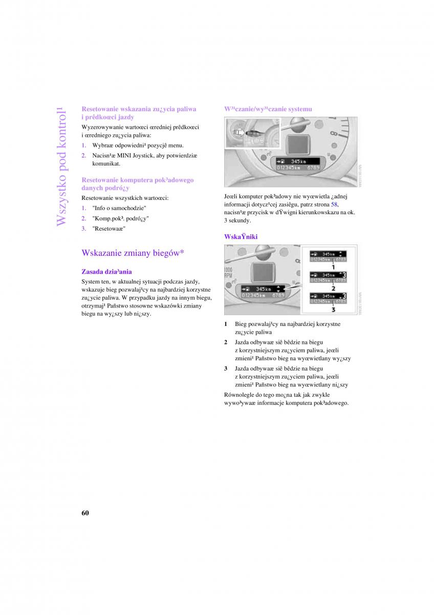 Mini Countryman instrukcja obslugi / page 62