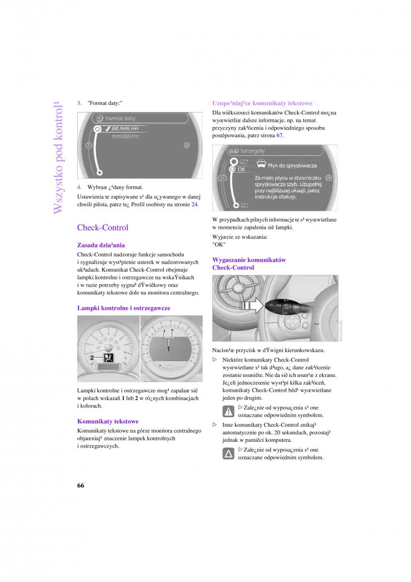 Mini Countryman instrukcja obslugi / page 68