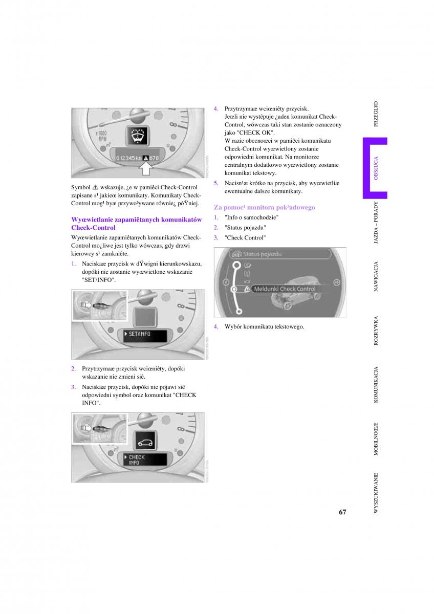 Mini Countryman instrukcja obslugi / page 69