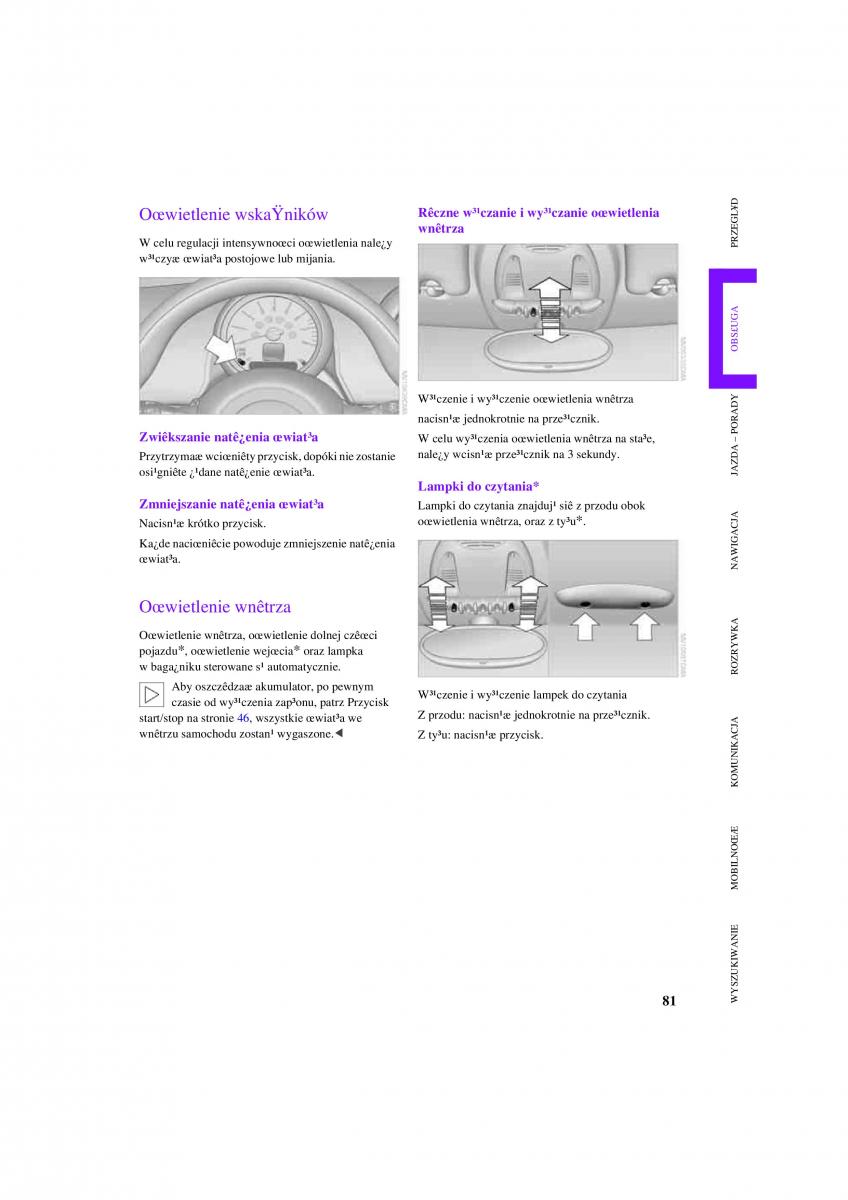 Mini Countryman instrukcja obslugi / page 83