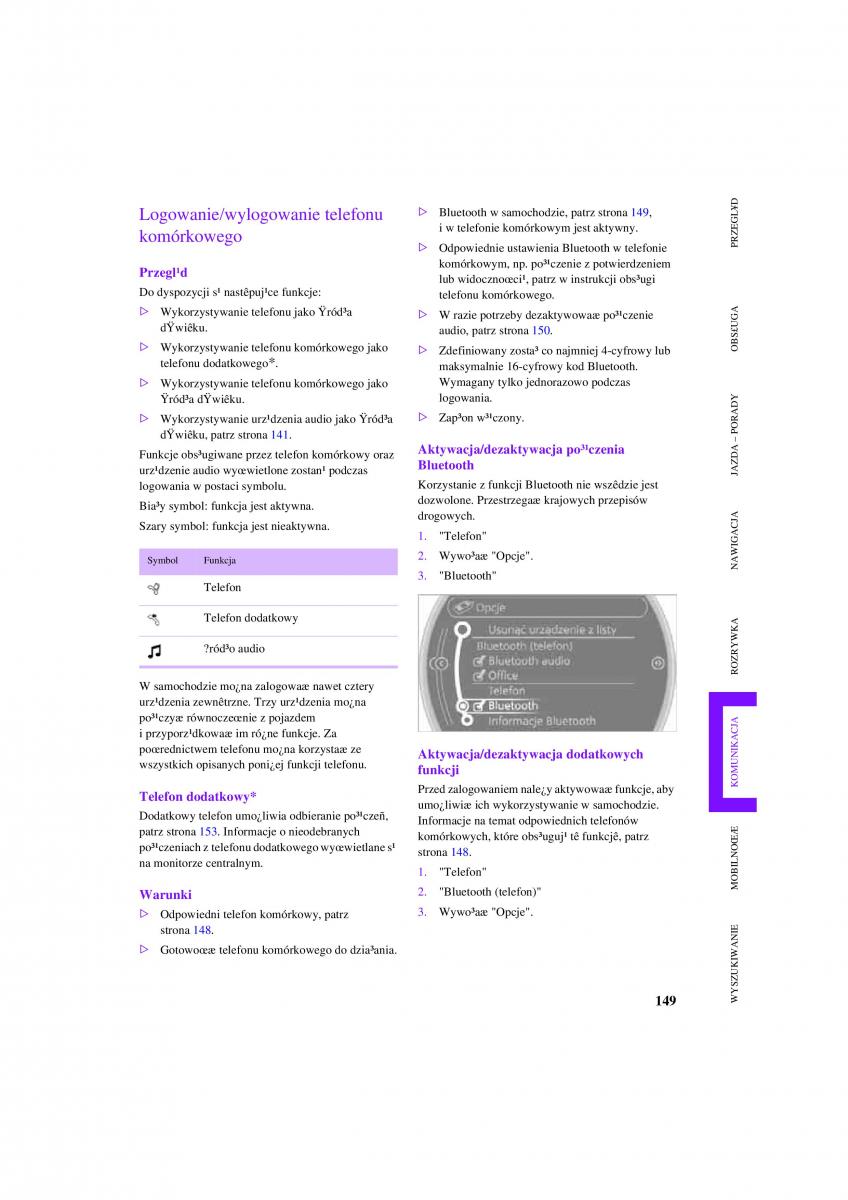 Mini Countryman instrukcja obslugi / page 151