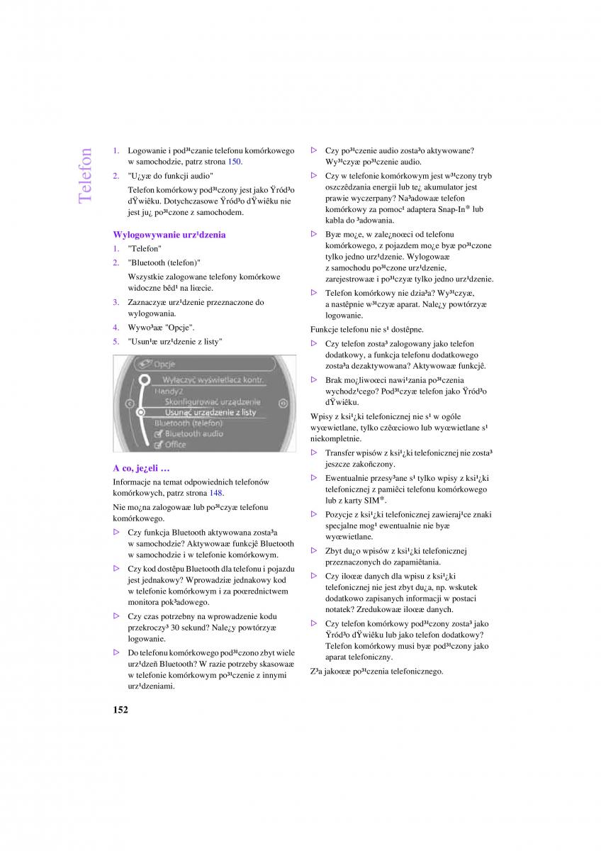 Mini Countryman instrukcja obslugi / page 154