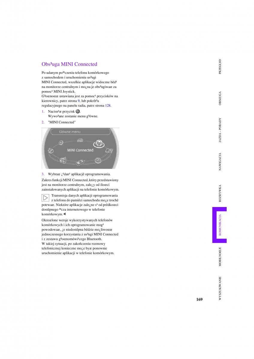 Mini Countryman instrukcja obslugi / page 171