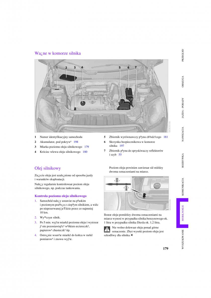 Mini Countryman instrukcja obslugi / page 181