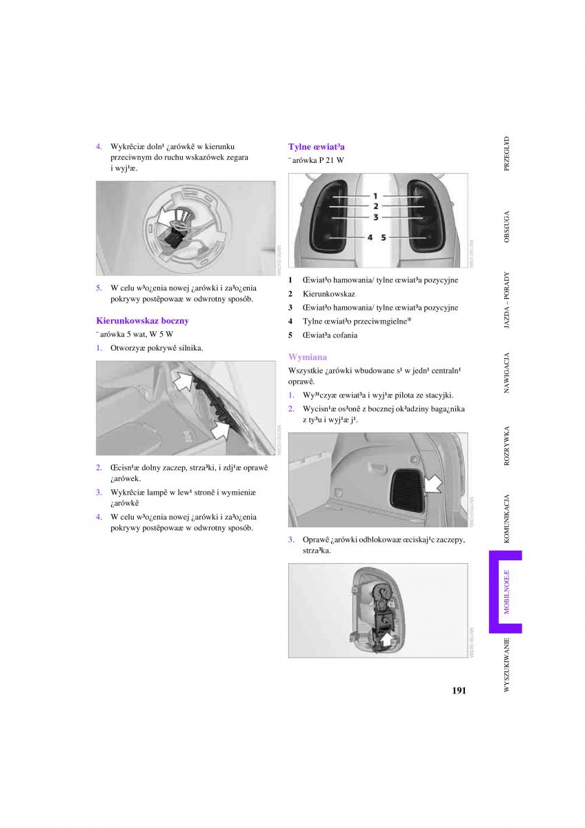 Mini Countryman instrukcja obslugi / page 193