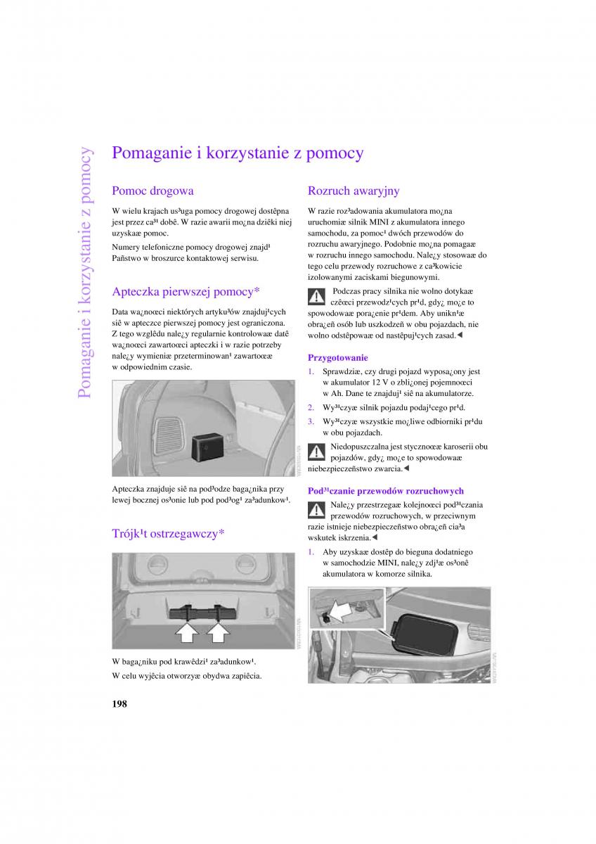 Mini Countryman instrukcja obslugi / page 200