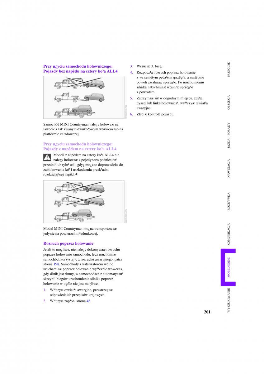 Mini Countryman instrukcja obslugi / page 203